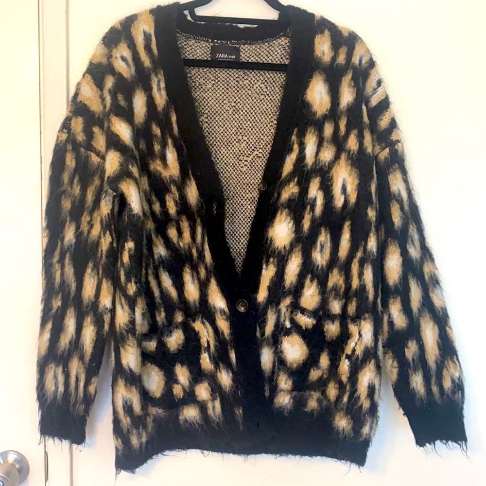 Cheetah Print Cardigan